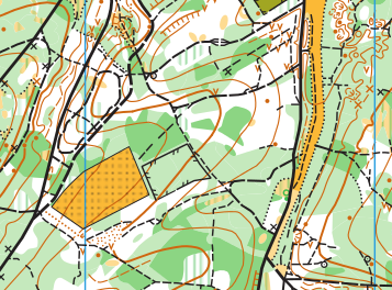 Extrait de carte n1 du Tannenwald